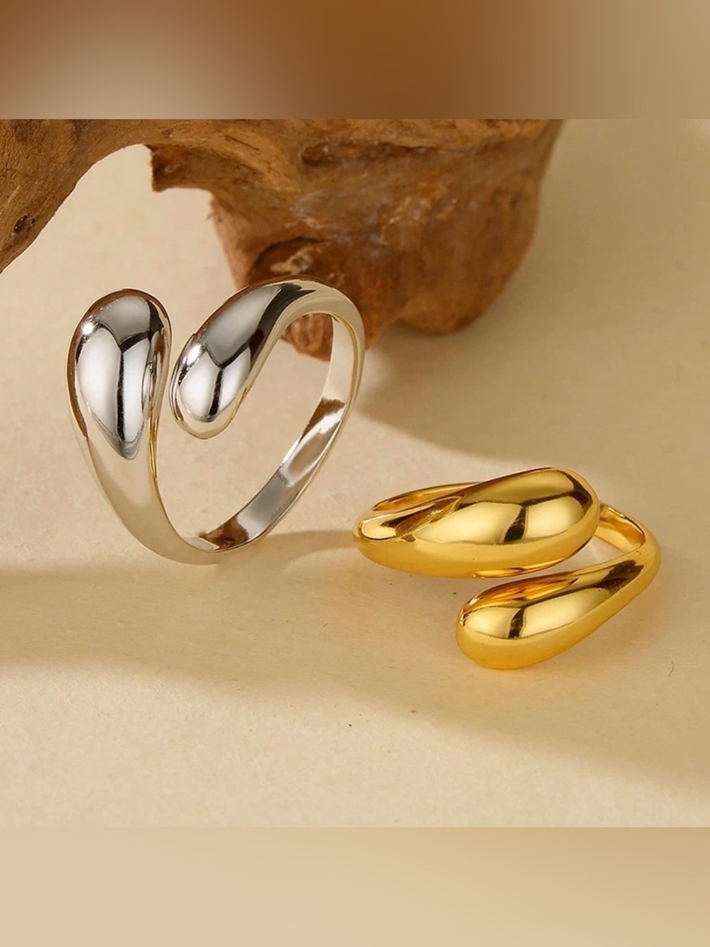 Minimalist Open Adjustable Stainless Steel Ring - Women Jewelry